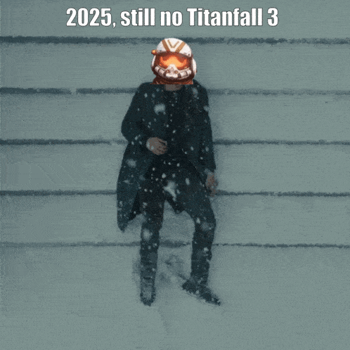Man in Suit and Helmet Standing in Snow 2025 Still No Titanfall 3
