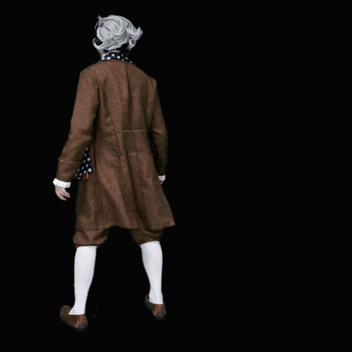 Man In Suit And Scarf Standing Before You GIF