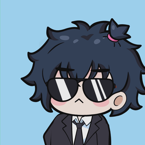 Man in Suit and Sunglasses