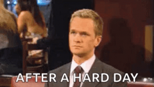Man In Suit And Tie After A Hard Day GIF