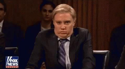 Man In Suit And Tie At Fox News Broadcast GIF