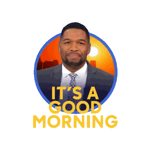 Man in Suit and Tie Good Morning