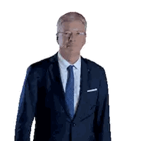 Man in Suit and Tie High Fiving