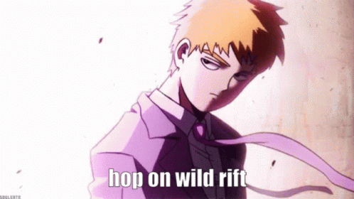Man In Suit And Tie Hop On Wild Rift GIF