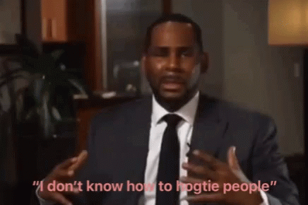 Man In Suit And Tie I Don't Know How To Hugtie People GIF