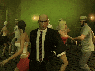 Man in Suit and Tie in Crowd