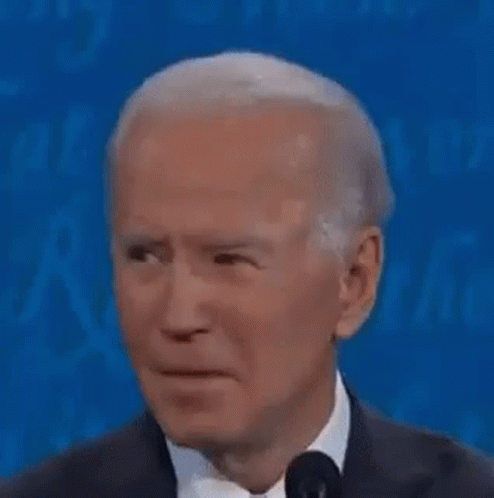 Man in Suit and Tie Making Face