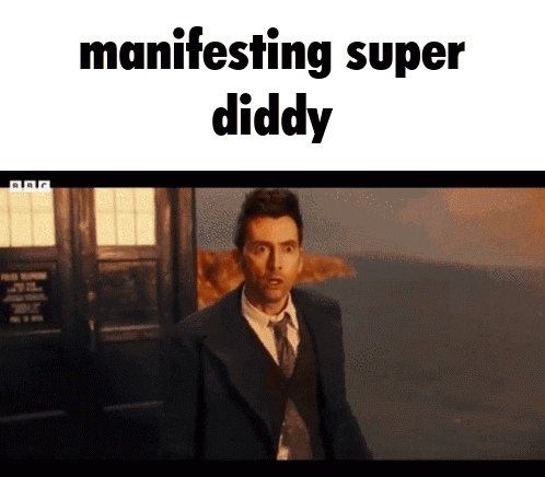 Man in Suit and Tie Manifesting Super Diddy