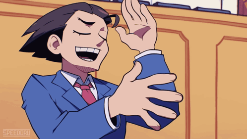 Man in Suit and Tie Named Speedoru
