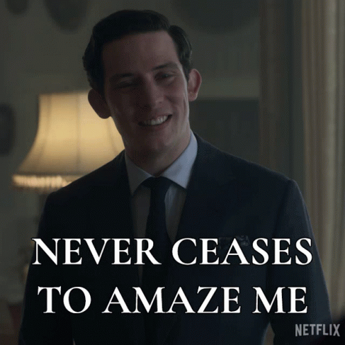 Man in Suit and Tie Never Ceases to Amaze Me Netflix