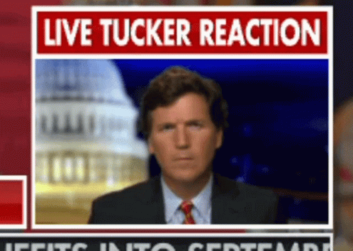 Man in Suit and Tie on Live Tucker Reaction