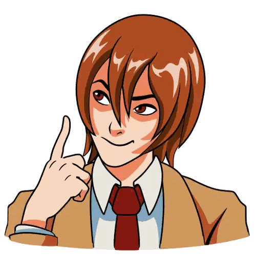 Man in Suit and Tie Pointing Up