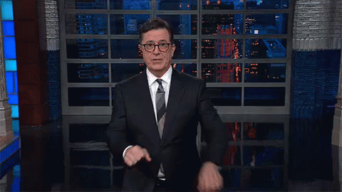 Man in Suit and Tie Saying Damn Right