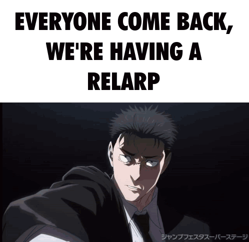 Man in Suit and Tie Saying Everyone Come Back