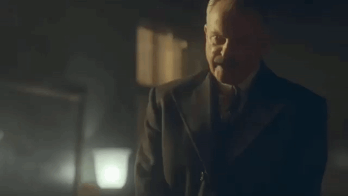 Man In Suit And Tie Saying Mr Winston Churchill Will Need To Hear Details GIF
