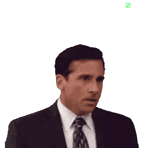 Man in Suit and Tie Saying No