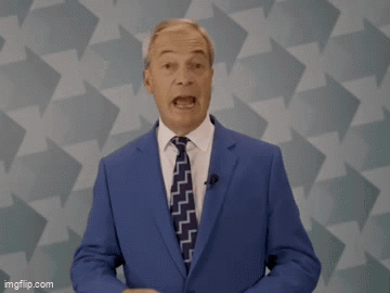 Man In Suit And Tie Saying Rent Free GIF