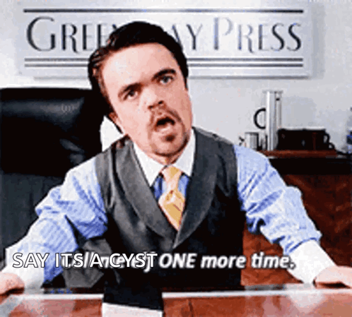 Man in Suit and Tie Saying Say It One More Time