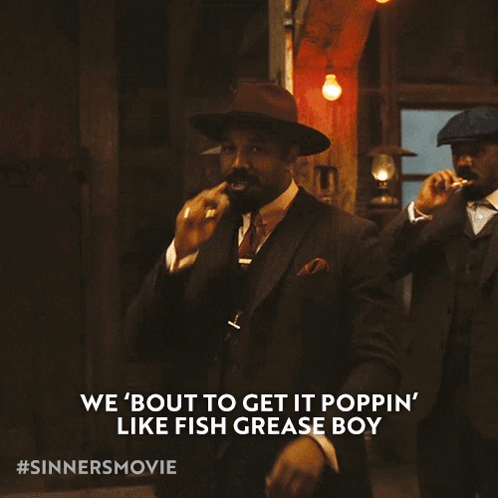 Man in Suit and Tie Saying We About to Get It Poppin