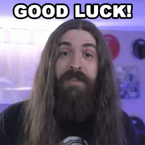 Man In Suit And Tie Saying Well Good Luck GIF