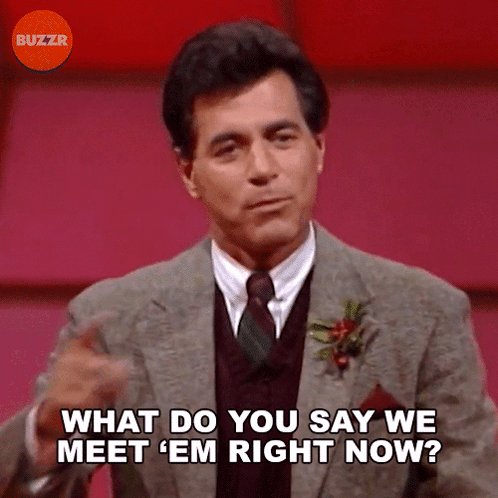 Man in Suit and Tie Saying What Do You Say