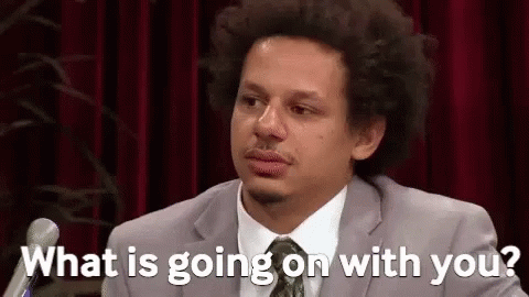 Man In Suit And Tie Saying What Is Going On With You? GIF