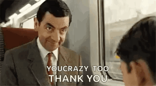 Man In Suit And Tie Saying You Crazy GIF