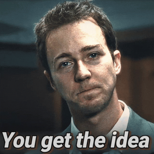 Man in Suit and Tie Saying You Get the Idea