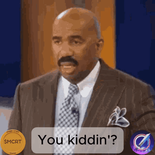 Man In Suit And Tie Saying You Kidding GIF