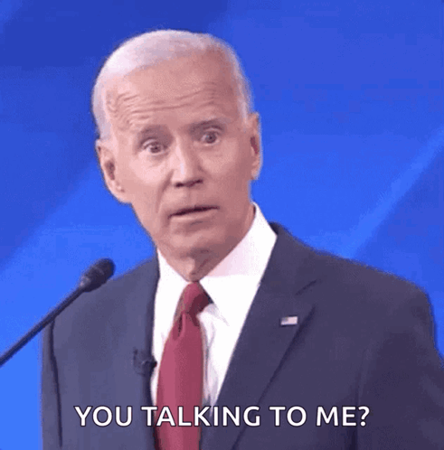 Man In Suit And Tie Saying You Talking To Me GIF