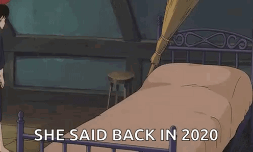 Man In Suit And Tie Says He's Baaack GIF