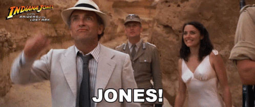 Man in Suit and Tie Says Jones