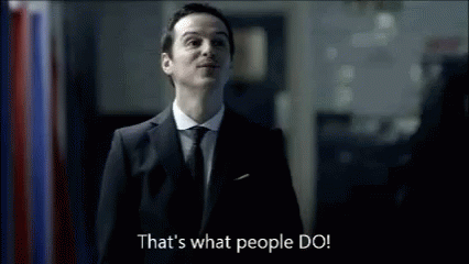 Man in Suit and Tie Says That S what People Do