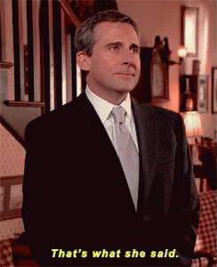 Man in Suit and Tie Says What She Said