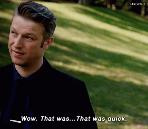 Man in Suit and Tie Says Wow