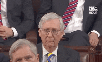 Man in Suit and Tie Sitting in Parliament
