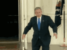 Man in Suit and Tie Standing