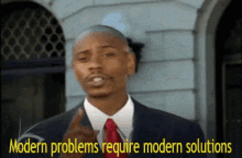 Man In Suit And Tie Talking About Modern Problems GIF