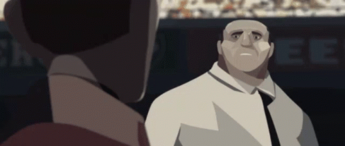 Man in Suit and Tie Talking to Another Man