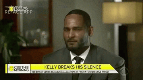 Man In Suit And Tie Watching CBS News GIF