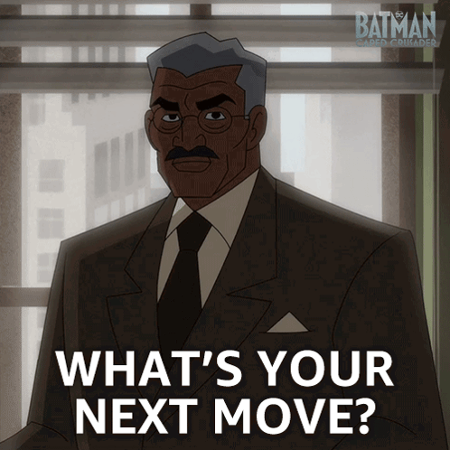 Man In Suit And Tie What's Your Next Move GIF