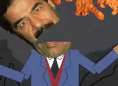 Man In Suit And Tie With Cat Behind GIF