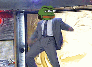 Man in Suit and Tie With Frog Head