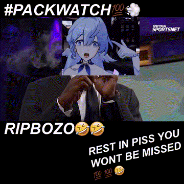 Man In Suit And Tie With Girl Photo Rip Bozo Rest In Piss You Won't Be Missed GIF
