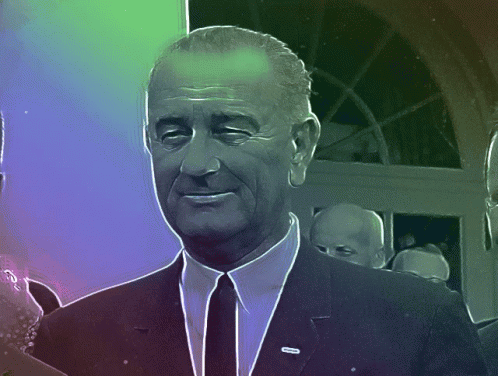 Man In Suit And Tie With Johnson Pin GIF