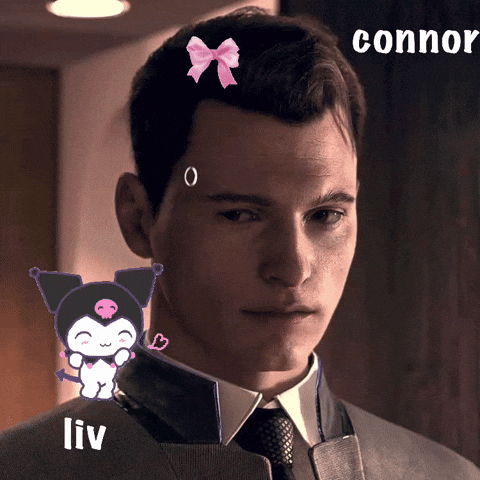 Man in Suit and Tie with Pink Bow and Liv