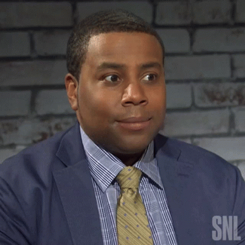 Man In Suit And Tie With SNL Sleeve GIF