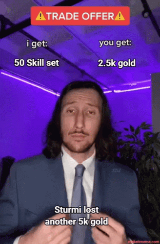 Man in Suit and Tie With Trade Offer
