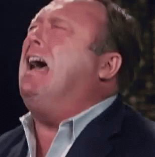 Man In Suit And White Shirt Crying Eyes Closed GIF
