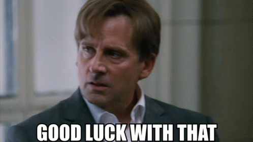 Man In Suit And White Shirt Good Luck With That GIF
